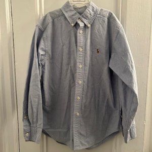 Ralph Lauren Boy's Classic Blue Oxford Shirt